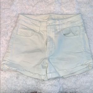American Eagle White Denim Shorts